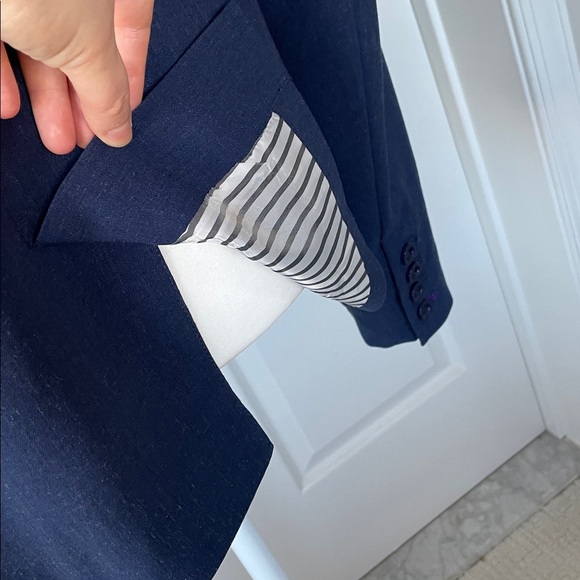 Emilio Pepe Navy Women's Blazer Size 10 - Picture 7 of 12